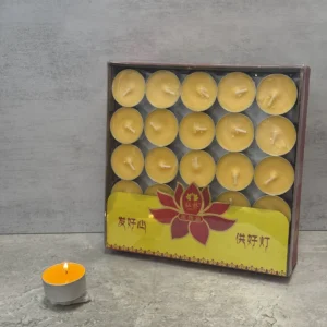 8 hours Butter Lamp（Tin Holder）